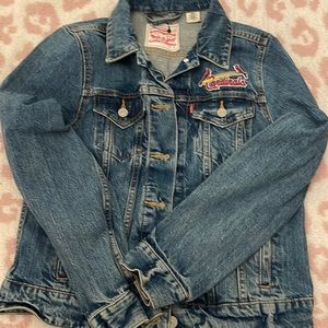 Levi’s denim jacket St. Louis Cardinals